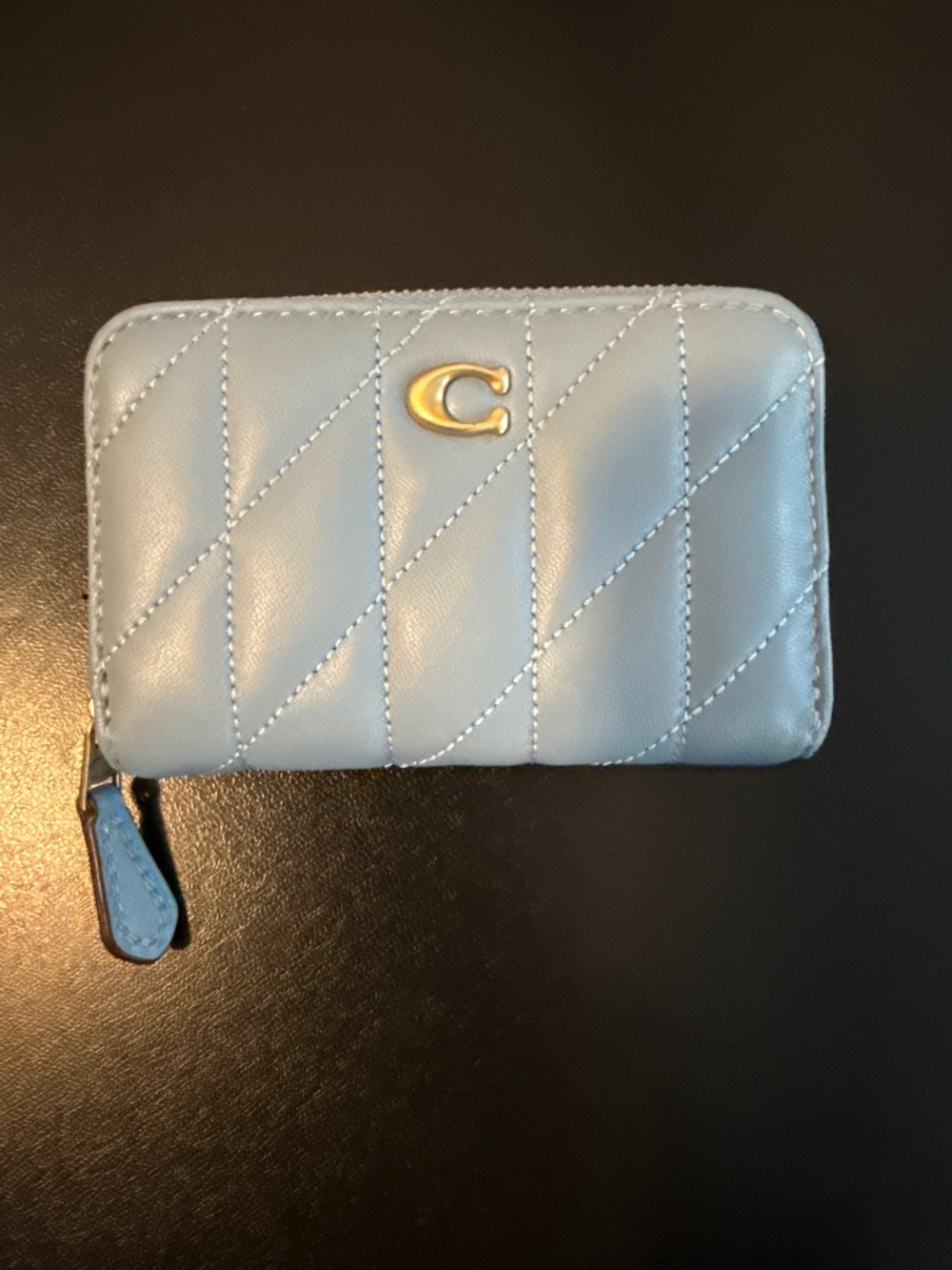 COACH Quilted Essential Small Zip Wallet